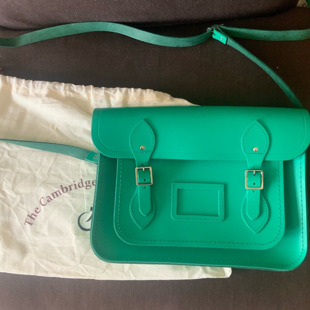 Cambridge Satchel Kelly Green 13’inch